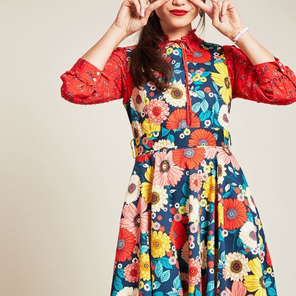 Modcloth 'Hour By Flower' Dress